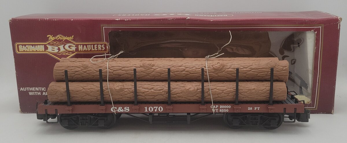 Bachmann 93524 G Colorado Southern Flat Car w/5 Logs EX/Box