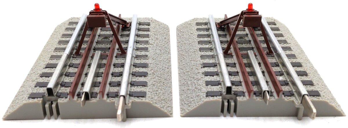 Lionel 6-12035 O Gauge FasTrack Lighted Bumpers (Pack of 2) LN