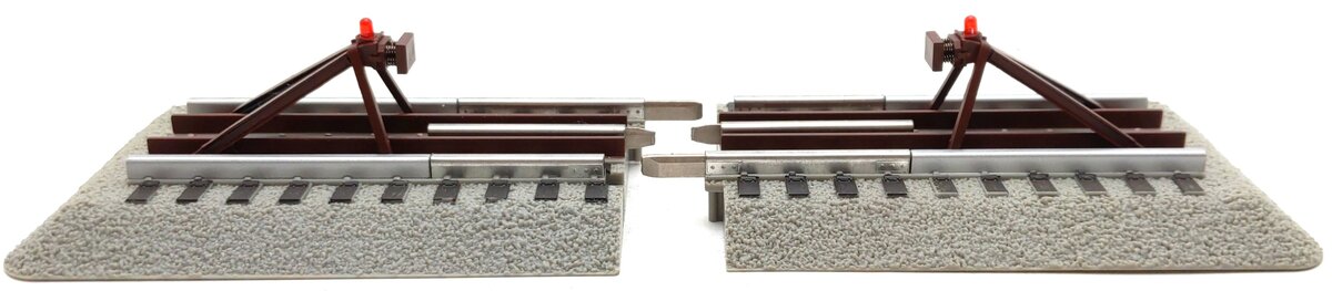 Lionel 6-12035 O Gauge FasTrack Lighted Bumpers (Pack of 2) LN