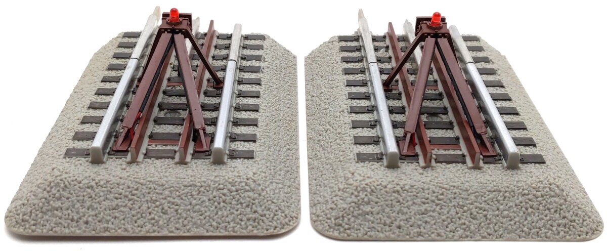 Lionel 6-12035 O Gauge FasTrack Lighted Bumpers (Pack of 2) LN