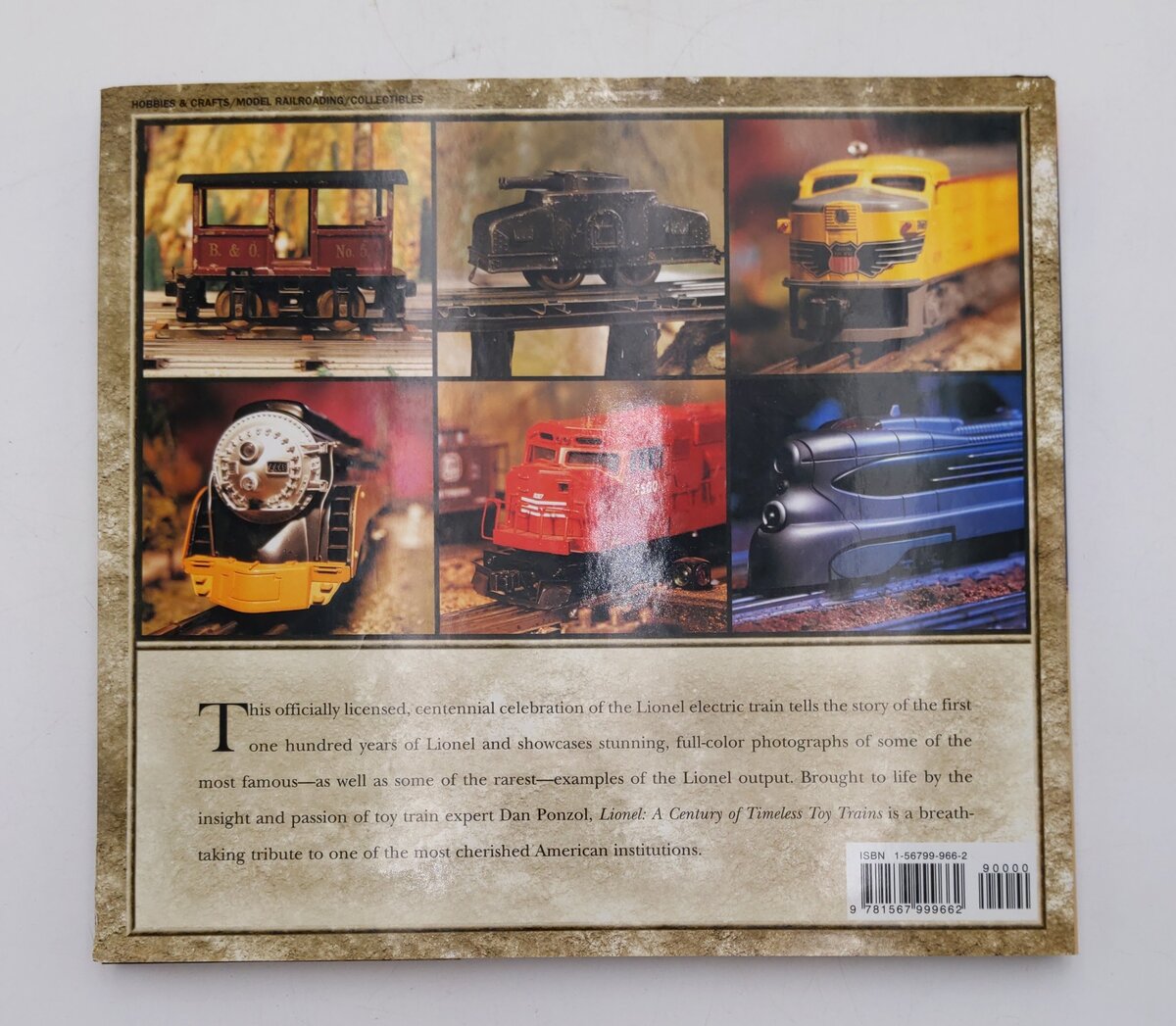 A Century Of Lionel Timeless Toy Trains Hardcover Book By Dan Ponzol EX