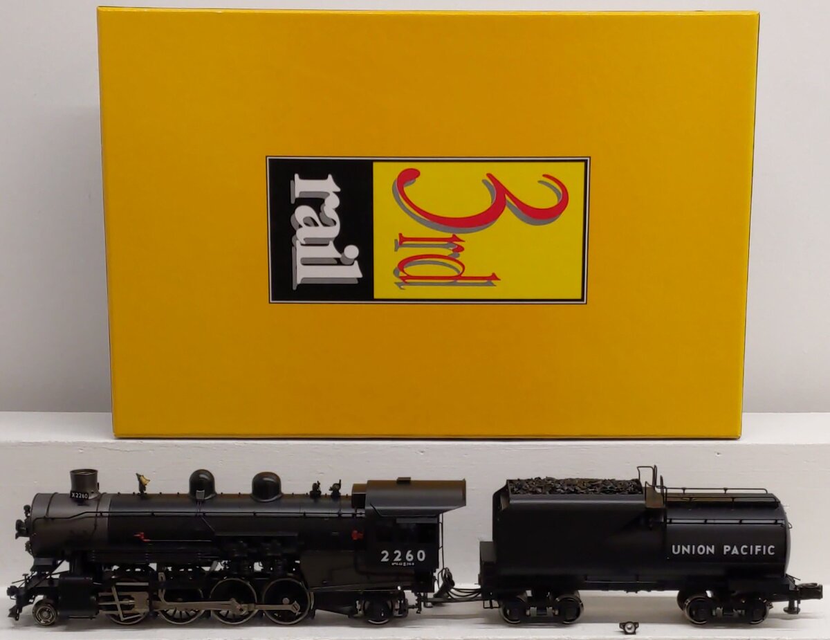 3rd Rail 2260 O Gauge BRASS Union Pacific 2-8-2 Steam Locomotive #2260 EX/Box