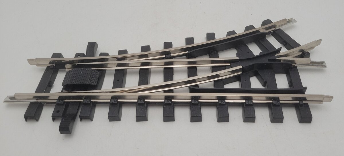Bachmann 94351 G Left-Hand Manual Switch Turnout Steel Track EX/Box