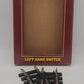 Bachmann 94351 G Left-Hand Manual Switch Turnout Steel Track EX/Box