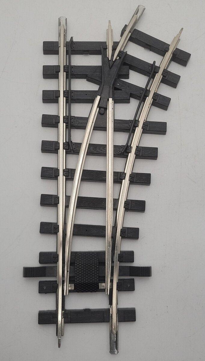 Bachmann 94352 G Right-Hand Manual Switch Turnout Steel Track EX/Box