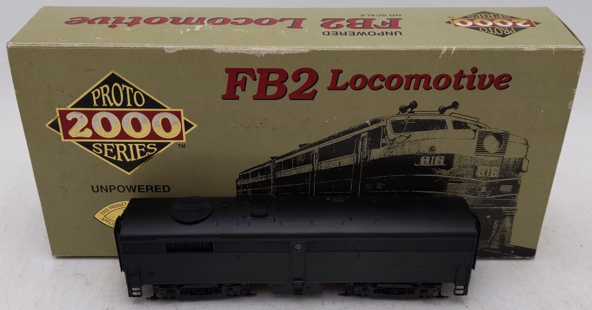 Proto 2000 8393 HO Scale Undecorated FB2 Dummy Diesel Locomotive EX/Box