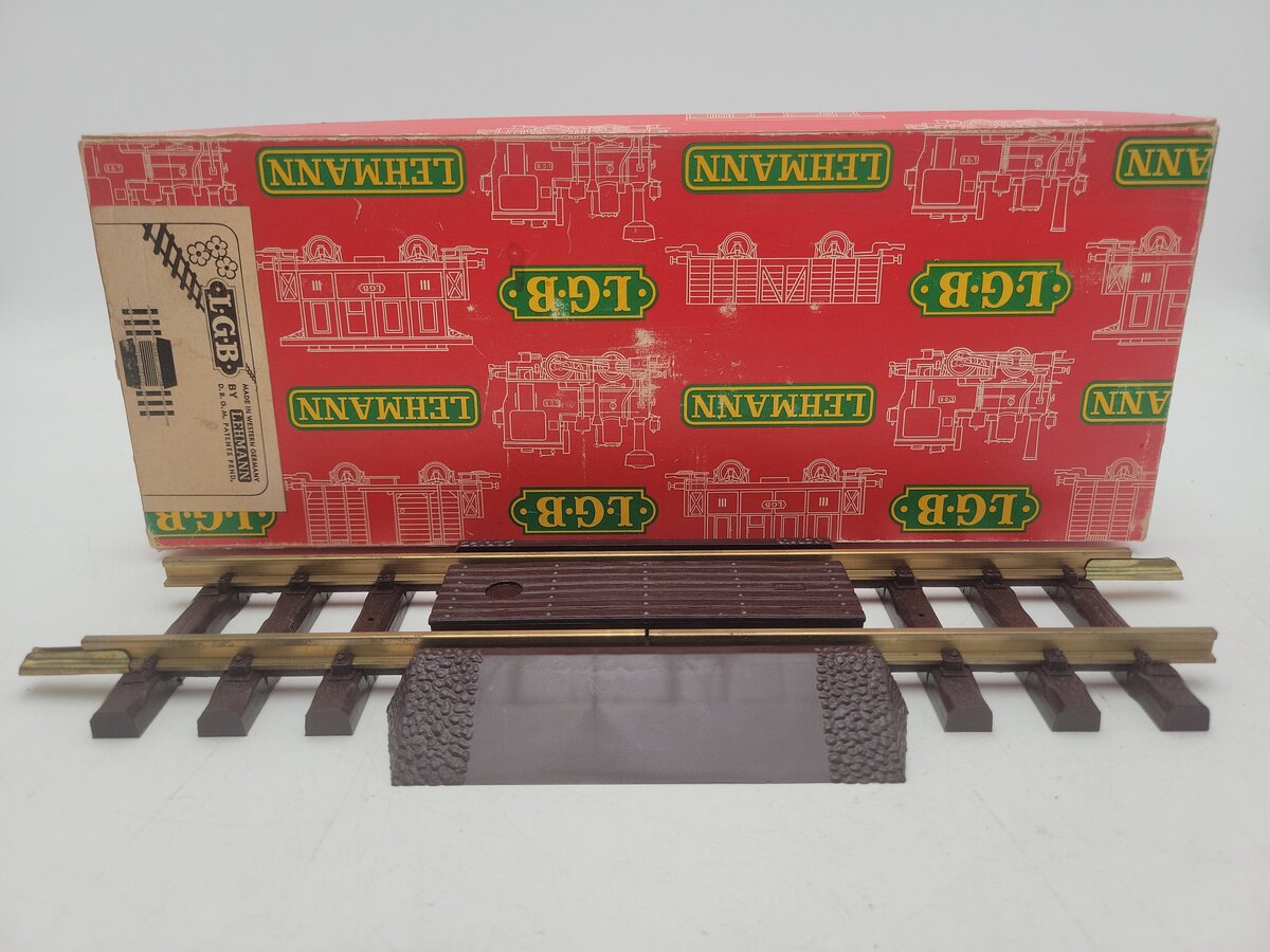 LGB 1000UW G Scale Brown Crossing Track EX/Box