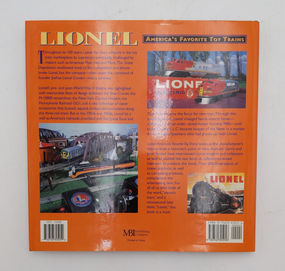 Lionel America's Favorite Toy Trains Hardcover Book By Gerry and Janet Souter EX