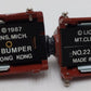 Lionel 6-2283 O/O27 Gauge Diecast Illuminated Bumpers (Set of 2) EX/Box
