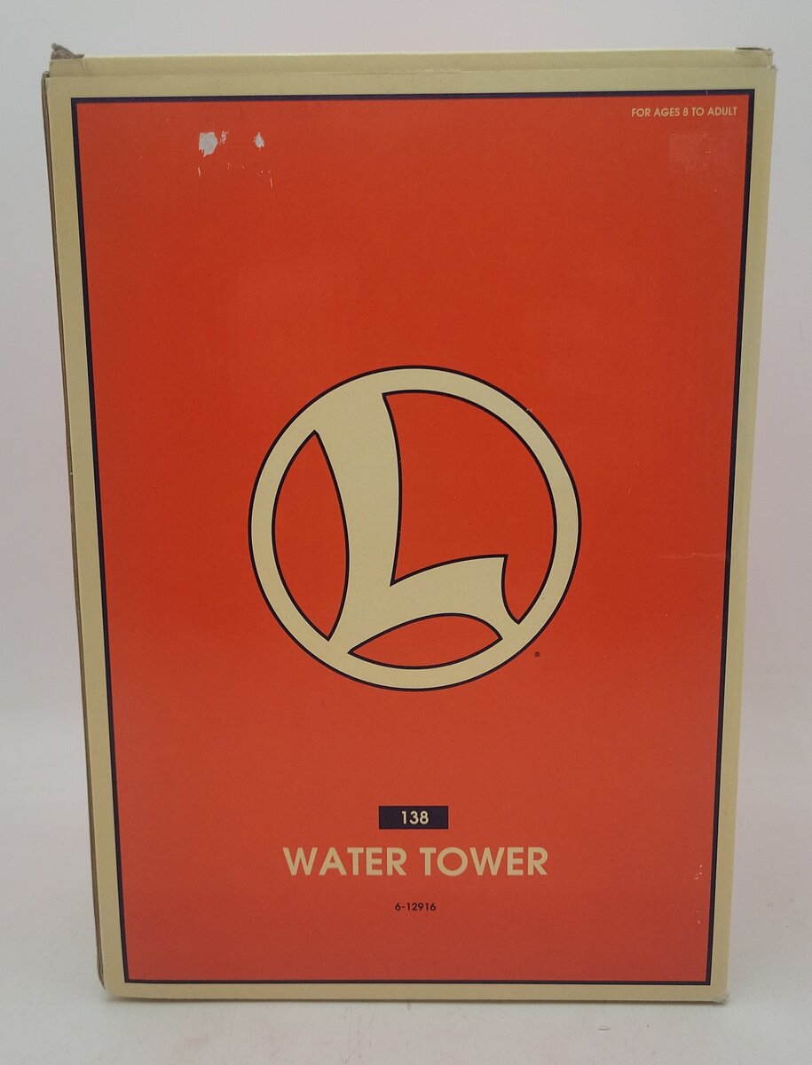 Lionel 6-12916 O Operating Water Tower 138 LN/Box