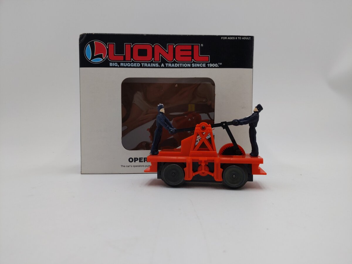 Lionel 6-18401 O Gauge Operating Workmen Hand Car EX/Box