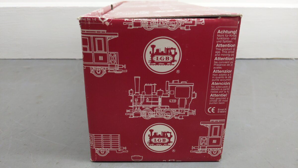 LGB 1100 G Scale 30 Degree Curved Track Sections (4) EX/Box