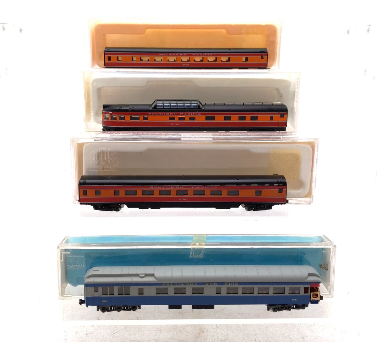 Con-Cor N Scale Assorted Passenger Cars [4] EX