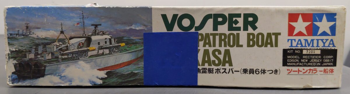 Tamiya 7201 1:72 Scale Vosper Fast Patrol Boat Perkasa Kit LN/Box