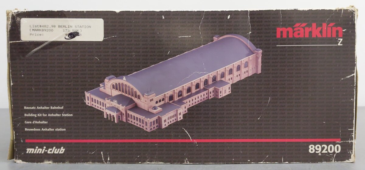 Marklin 89200 Anhalter Station Kit EX/Box