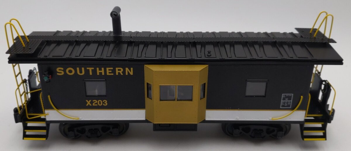 Lionel K-Line 6-22671 O Gauge Southern Bay Window Smoking Caboose Car #203 EX/Box