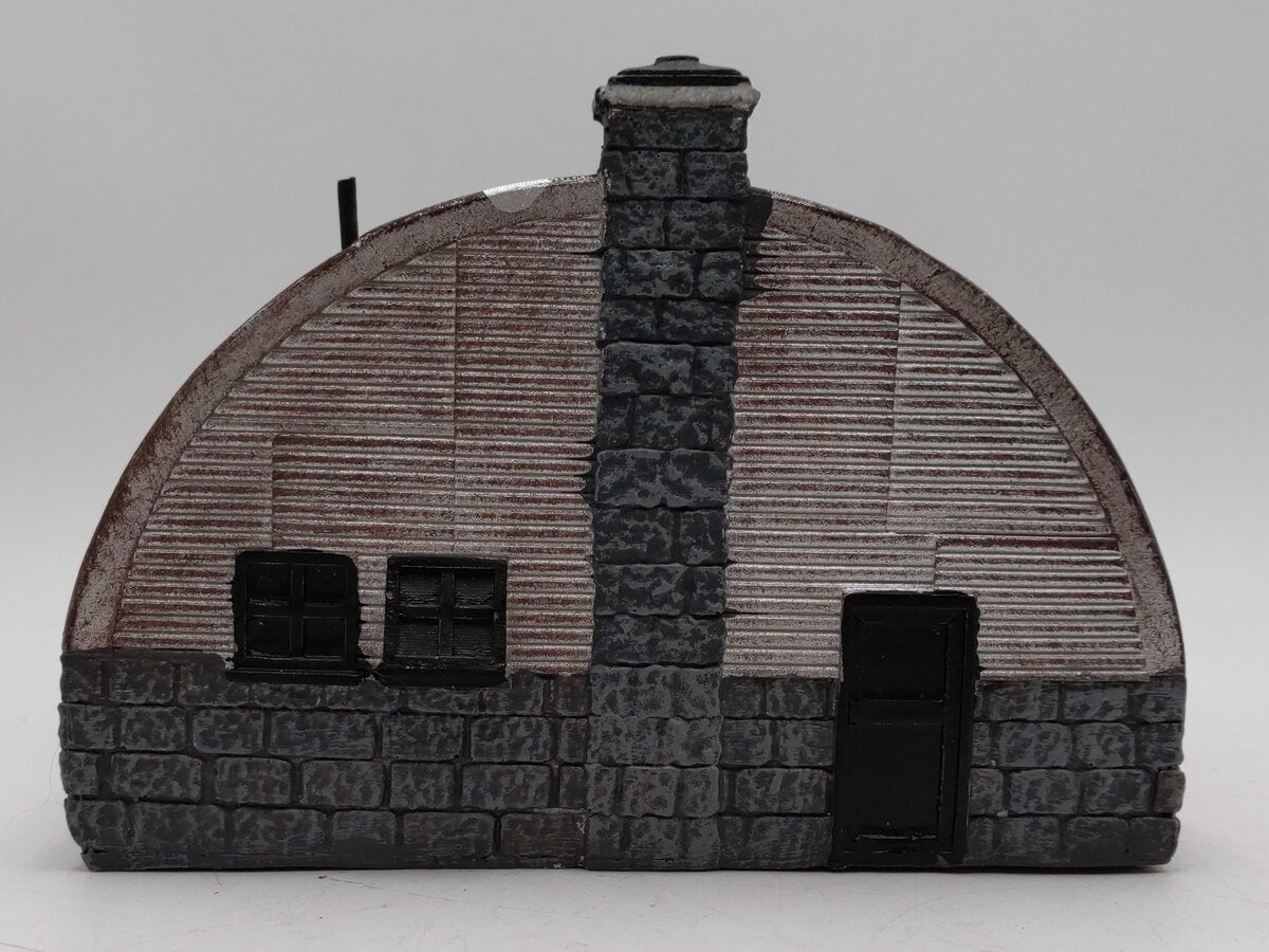 Menards 275-9121 O Scale Cripple Creek Sand & Gravel Quonset Hut EX