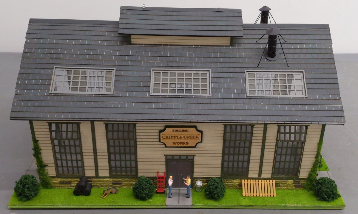 Menards 279-5926 O Scale Cripple Creek Engine Works Building EX