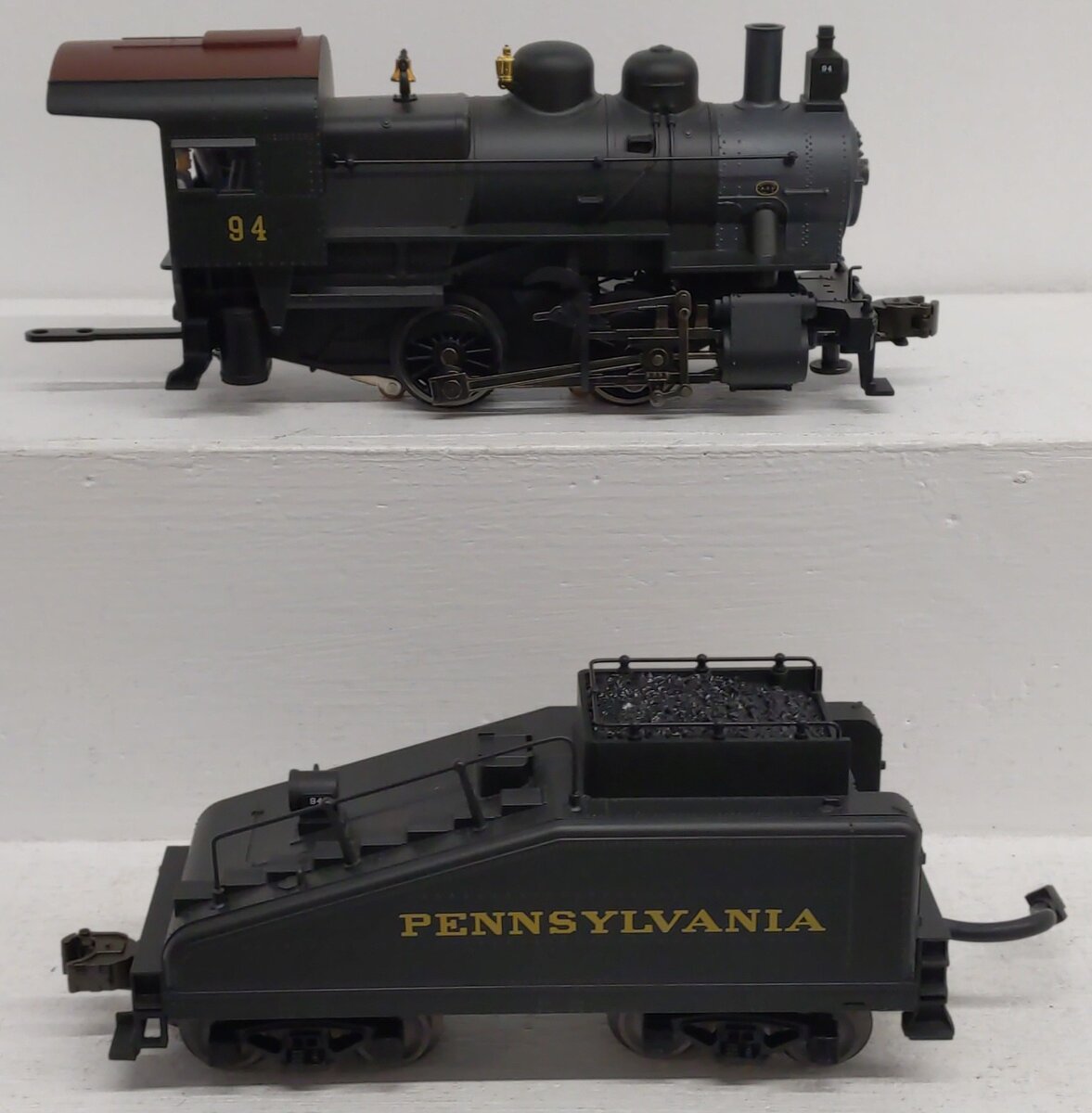 K-Line K3180-0094W O Gauge Pennsylvania RR A5 Steam Locomotive & Tender #94 LN