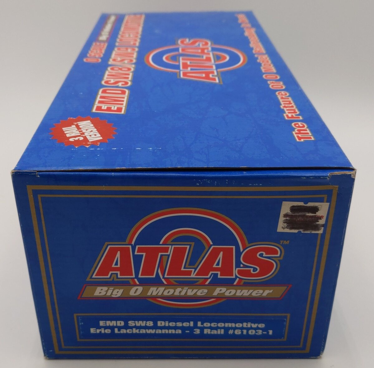 Atlas 6103-1 O Erie Lackawanna EMD SW8 Diesel Locomotive w/Sound #361 - 3 Rail EX/Box