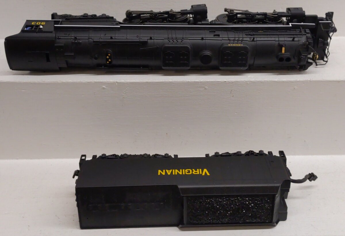 K-Line K3799-0903W 1:58 Virginian 2-6-6-6 Articulated Allegheny Steam Loco #903 VG/Box