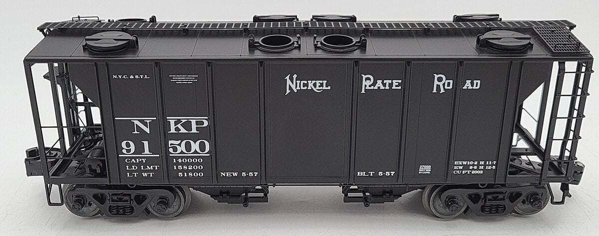 Lionel 6-27050 O Gauge Nickel Plate PS-2 Hopper #91500 VG