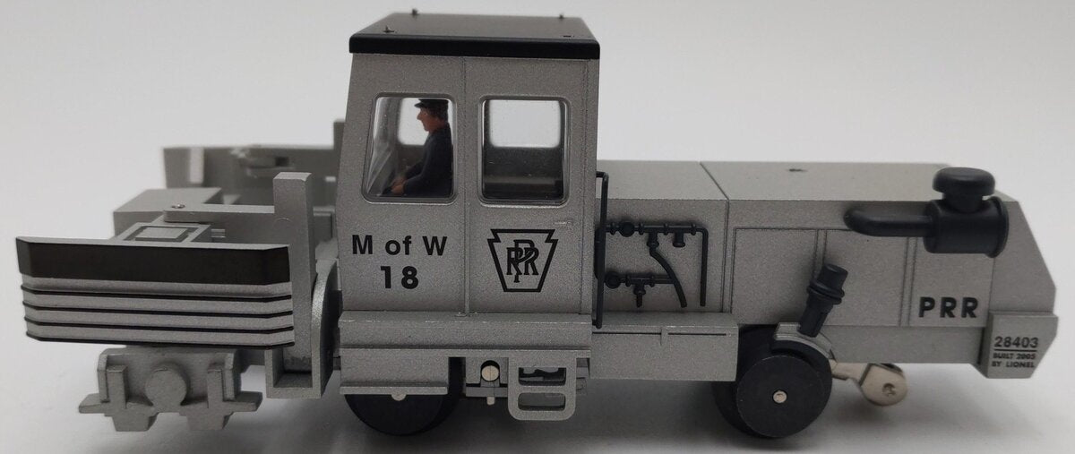 Lionel 6-28403 O Gauge Pennsylvania MOW Ballast Tamper #18 VG