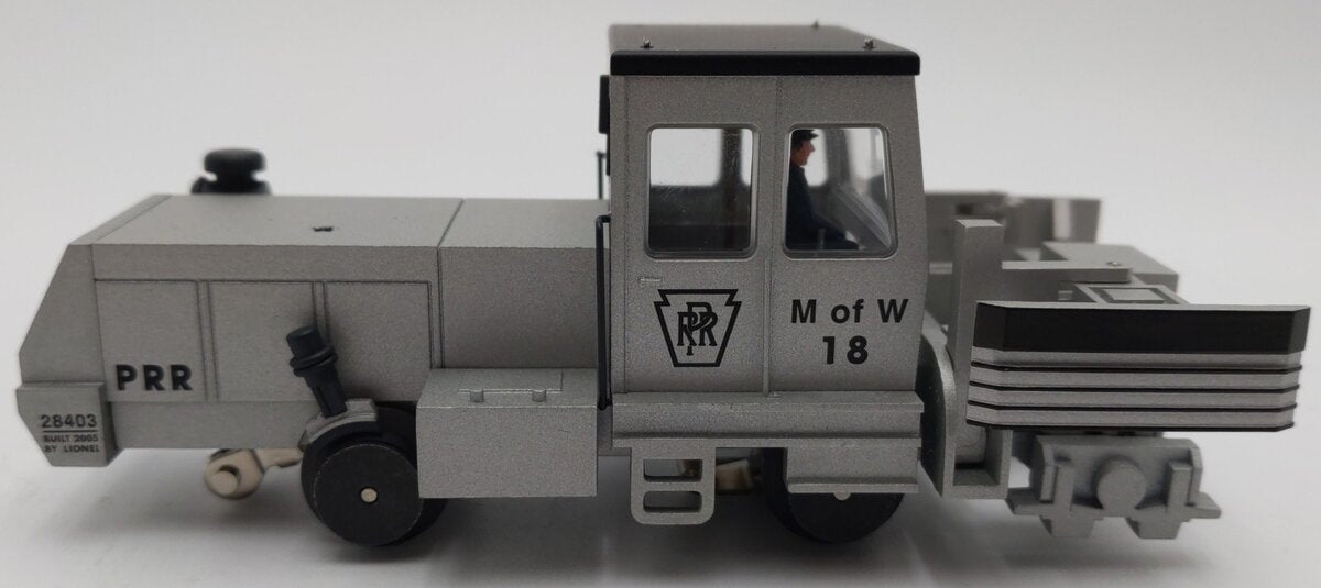 Lionel 6-28403 O Gauge Pennsylvania MOW Ballast Tamper #18 VG