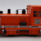 K-Line K2630-19 O Gauge Western Pacific Plymouth Switcher w/ Smoke VG