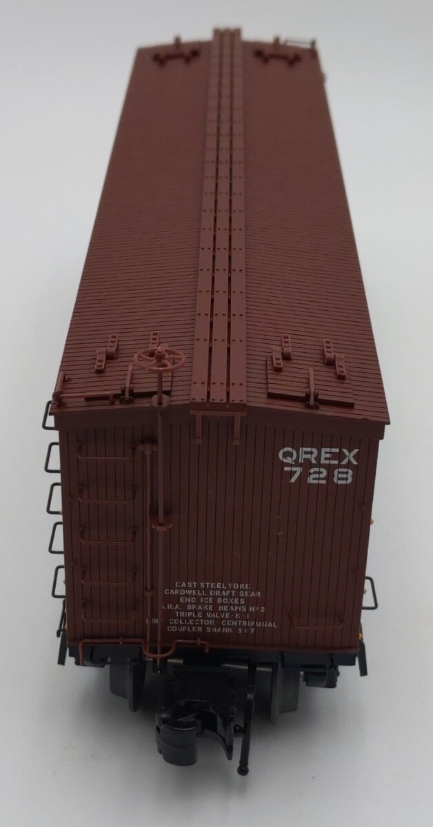 Atlas 8033-1 O Gauge Crown Woodsided Refrigerator Car #728 - 3 Rail LN
