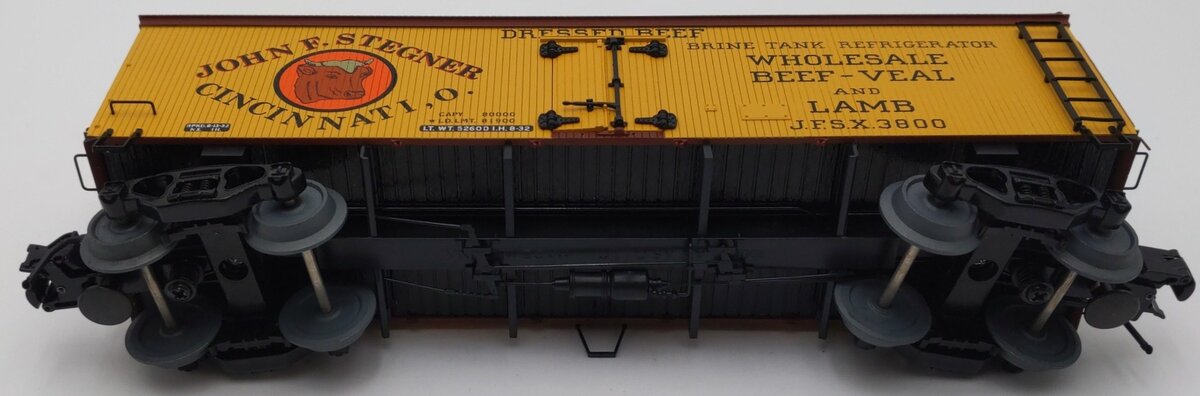 Atlas 8029-1 O Gauge Stegner 36' Reefer Car (3 Rail) EX