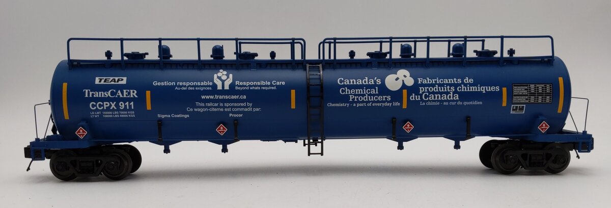 MTH 30-73453 O Teap TransCAER 33,000 Gallon Tank Car #911 VG