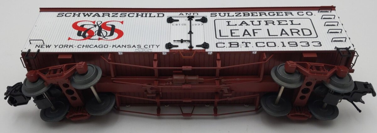 Atlas 3001435 O Schwarzschild & Sulzberger 36' Wood Reefer Car #1933 (3-Rail) LN