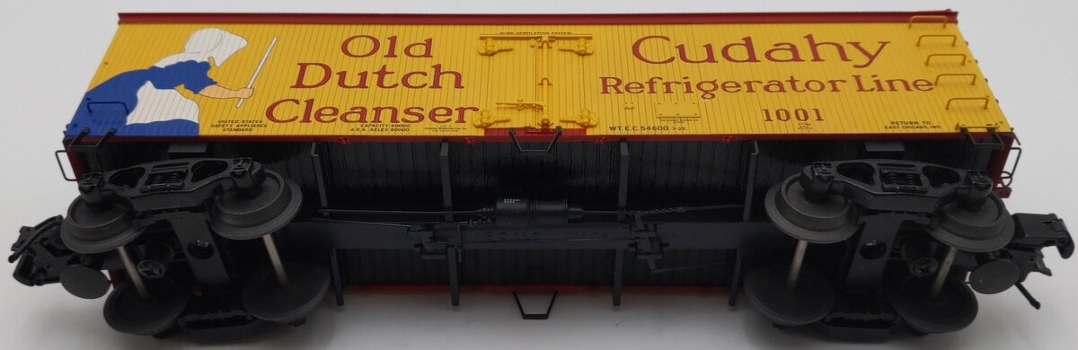 Atlas 8001-1 O Cudahy Puritan Refrigerator Car #1001 3-Rail LN