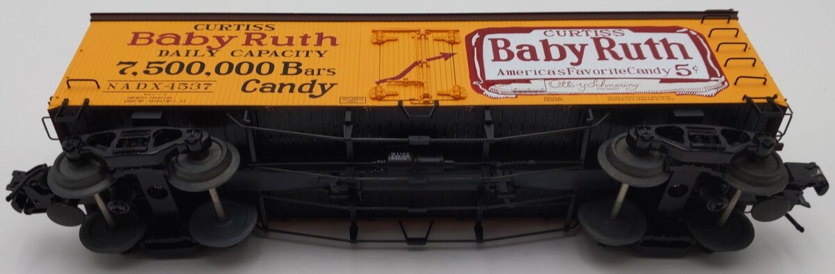 Atlas 9014-2 O Gauge Baby Ruth Woodside Reefer Car EX