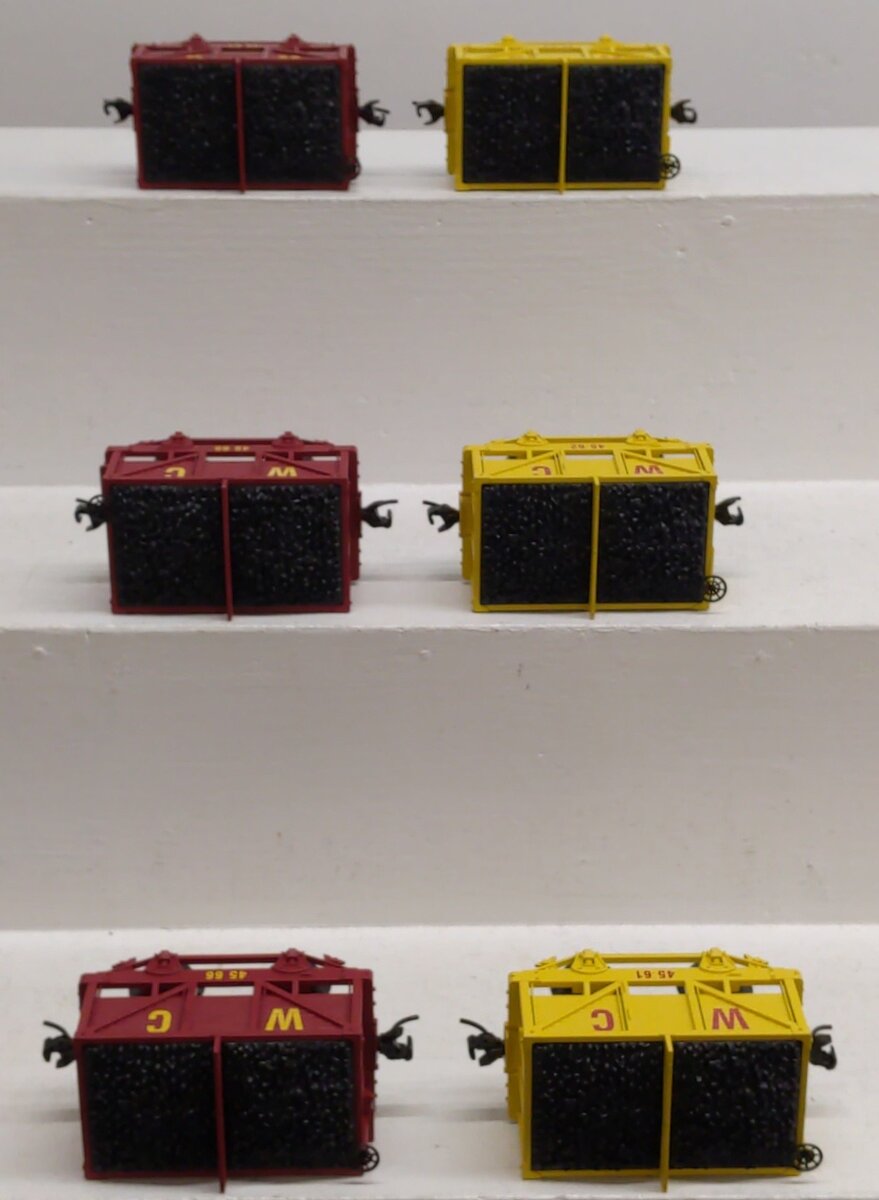 K-Line K1417 Wisconsin Central Plymouth O Gauge Ore Car Set LN