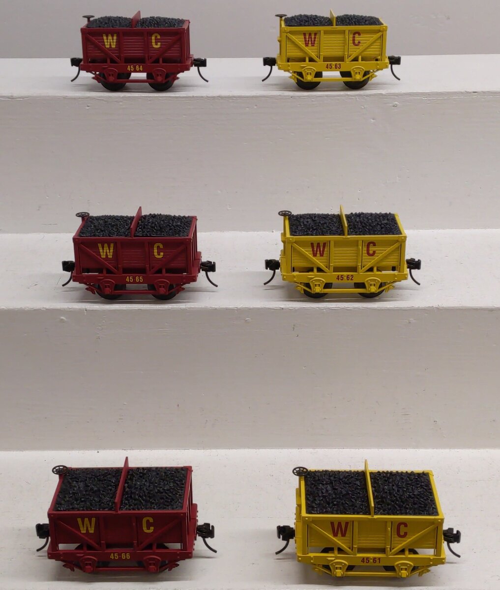K-Line K1417 Wisconsin Central Plymouth O Gauge Ore Car Set LN