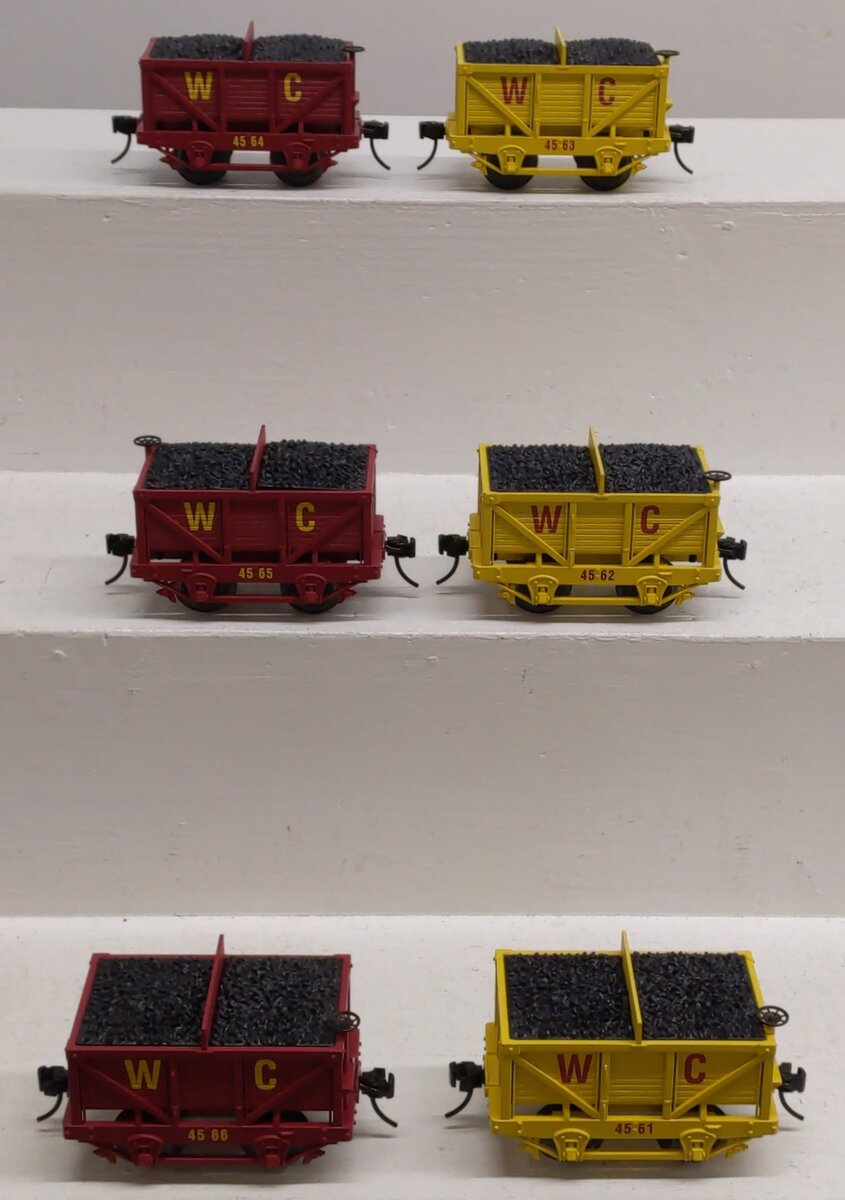 K-Line K1417 Wisconsin Central Plymouth O Gauge Ore Car Set LN