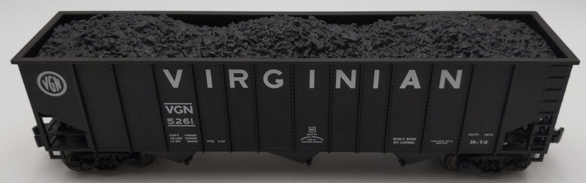 Lionel 6-17142 O Virginian 9300 Standard Coal Hopper #5261 EX