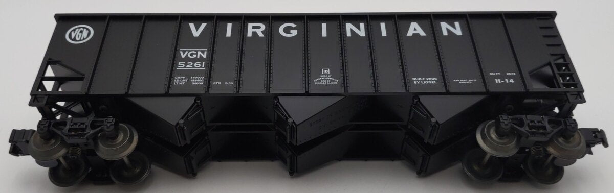 Lionel 6-17142 O Virginian 9300 Standard Coal Hopper #5261 EX