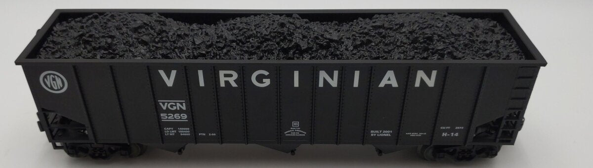 Lionel 6-17168 O Gauge Virginian 3 Bay Hopper #5269 LN