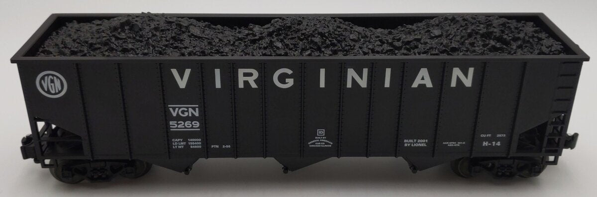 Lionel 6-17168 O Gauge Virginian 3 Bay Hopper #5269 LN