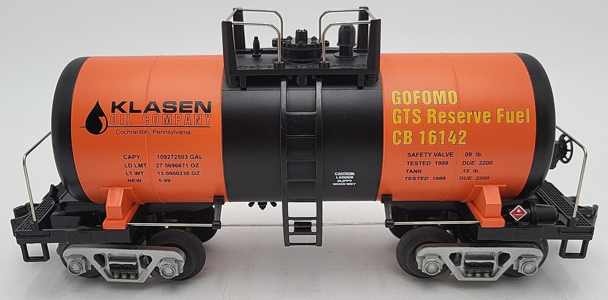 MTH 20-96018 O Gauge Big Mo 8,000 Gallon Tank Car #16142 EX