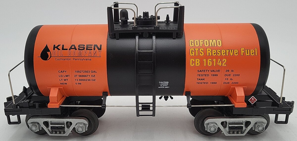 MTH 20-96018 O Gauge Big Mo 8,000 Gallon Tank Car #16142 EX