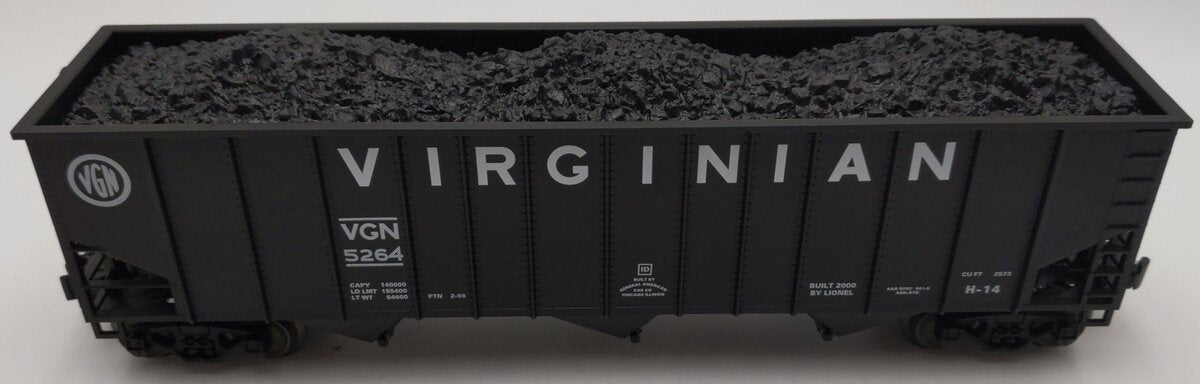 Lionel 6-17145 O Virginian 9300 Standard Coal Hopper #5264 LN