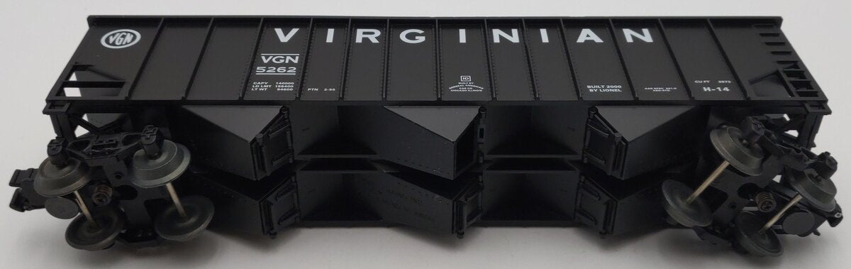 Lionel 6-17143 O Virginian 9300 Standard  Coal Hopper #5262 LN
