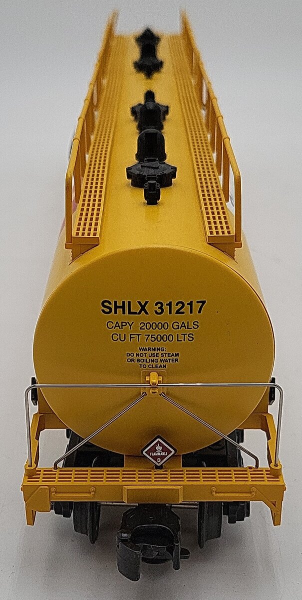 MTH 20-96053 O Gauge Shell 20,000 Gallon 4 Compartment Tank Car #31217 EX