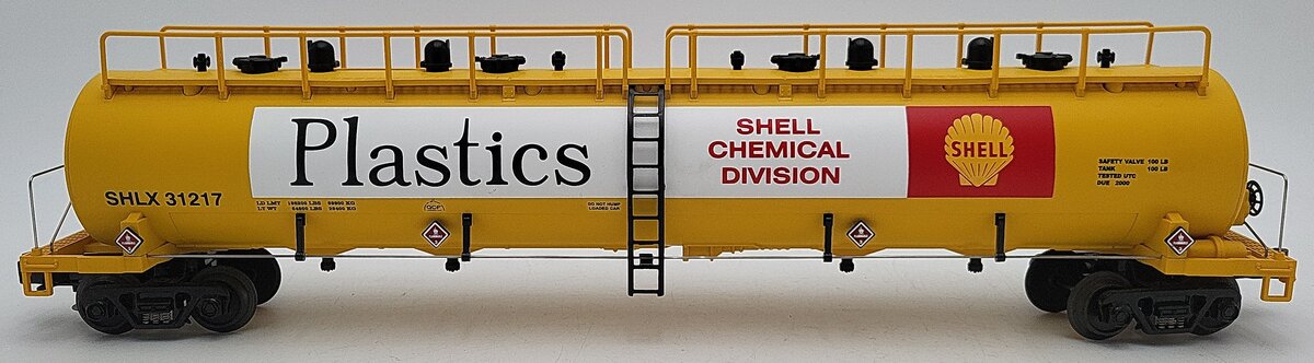 MTH 20-96053 O Gauge Shell 20,000 Gallon 4 Compartment Tank Car #31217 EX