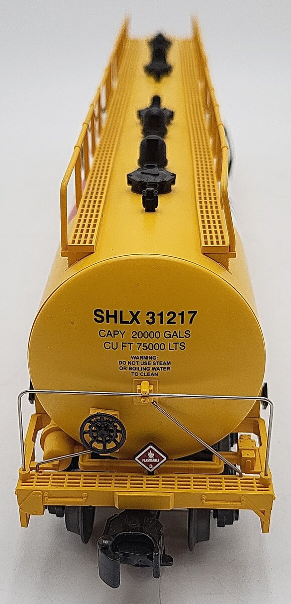 MTH 20-96053 O Gauge Shell 20,000 Gallon 4 Compartment Tank Car #31217 EX