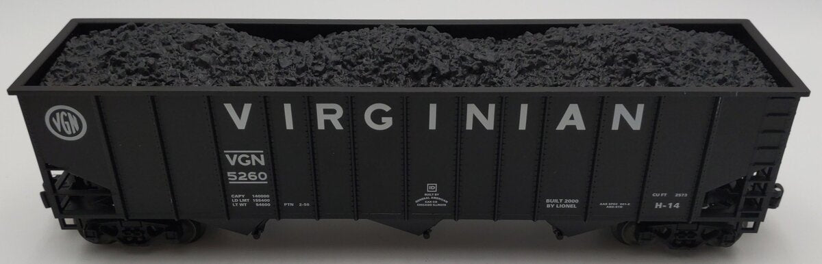 Lionel 6-17141 O Gauge Virginian 9300 Standard Coal Hopper #5260 EX